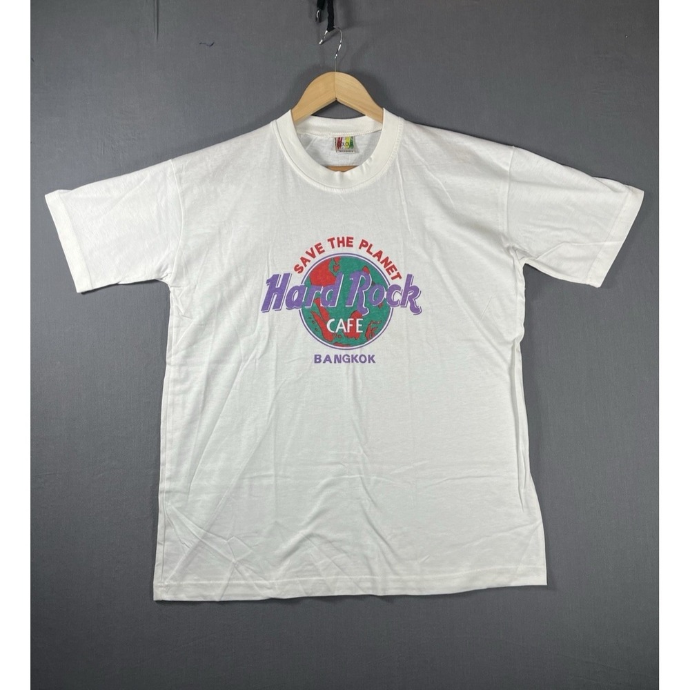 Hard Rock Cafe Bangkok "Save the Planet" T-shirt Sz Large